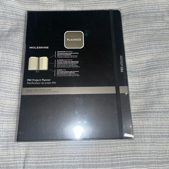 NWT Moleskine Undated Pro Project Planner 7.5 x 10 XL Agenda Calendar Notebook - Picture 4 of 6